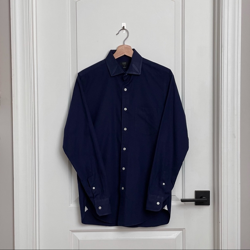 Dark Blue Shirt (120’s 2 Ply from J. Crew)